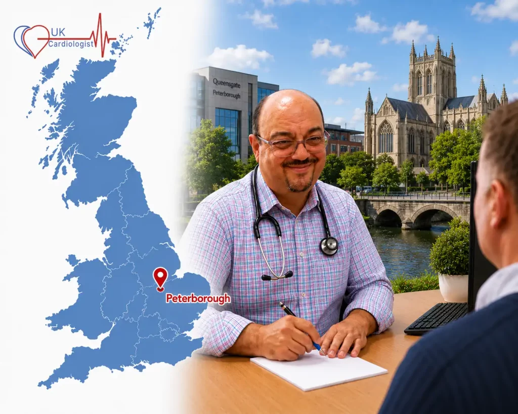 Private cardiologist in Peterborough: face-to-face appointment with Dr Salam Salloum